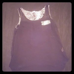 Edge animal print blouse